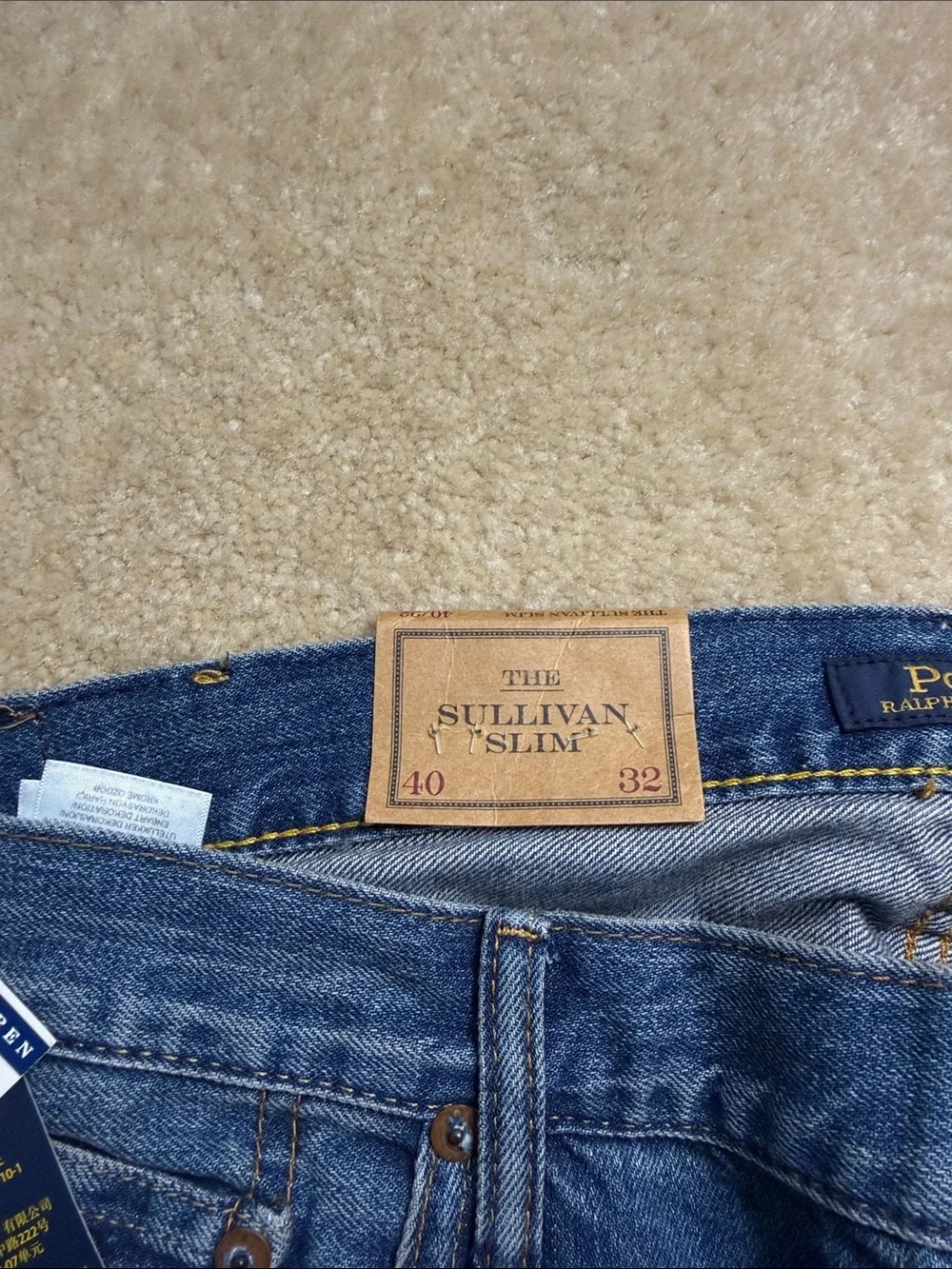 Polo by Ralph Lauren Men's Medium Blue Straight Jeans